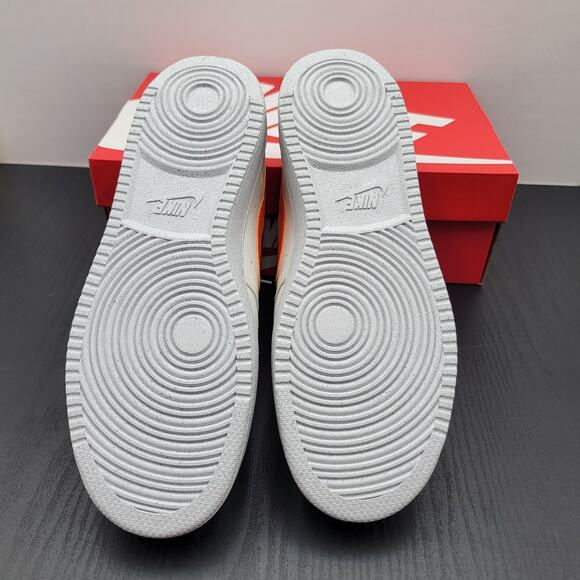 Nike Court Vision Low 'Sail Safety Orange' - Men's 9.5 DH2987-115 - Picture 6 of 10